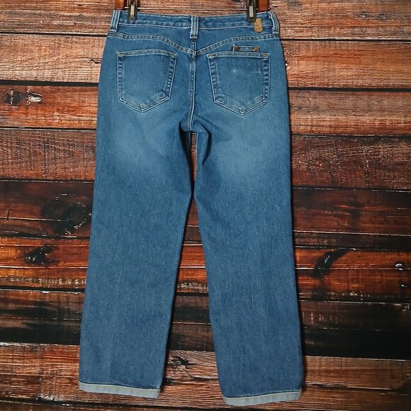 Tommy Hilfiger Hipster Jeans Size 4 Ankle Cuffed Vintage '04 Blue Denim - Picture 3 of 9